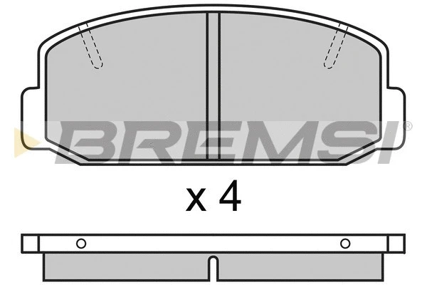 Brake Pad Set, disc brake (BP2223)