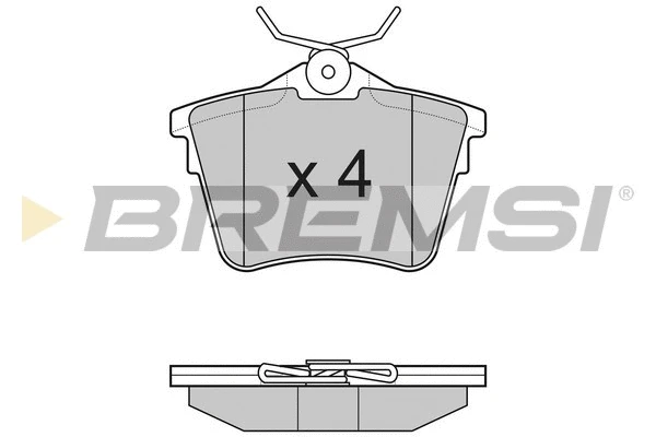 Brake Pad Set, disc brake (BP3183)