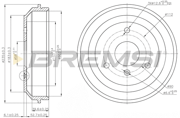 Brake Drum (CR5598)