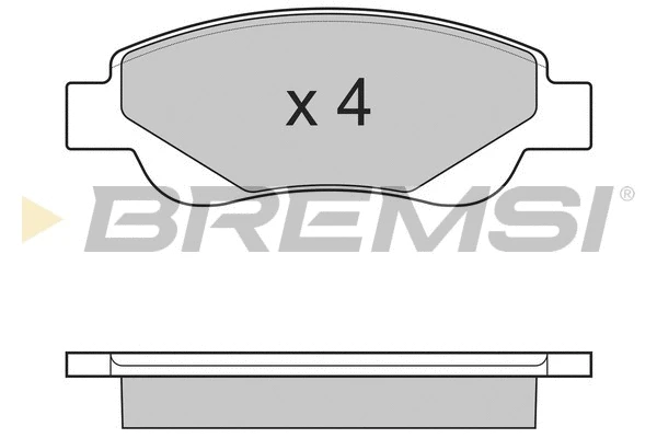 Brake Pad Set, disc brake (BP3225)