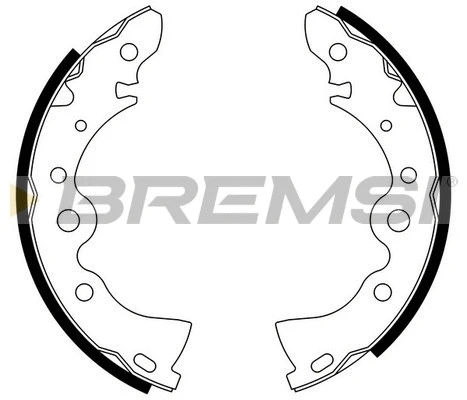 Brake Shoe Set (GF0843)