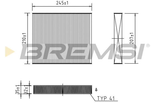 Filter, cabin air (FC0094)