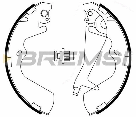Brake Shoe Set (GF0743)