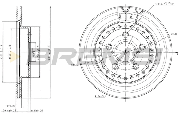 Brake Disc (CD7009V)
