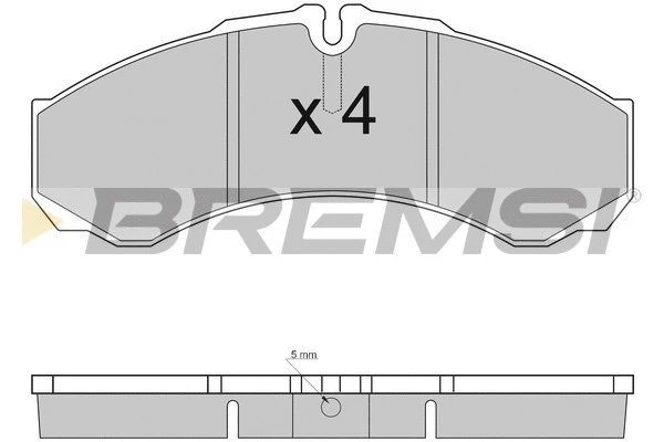 Brake Pad Set, disc brake (BP2925)