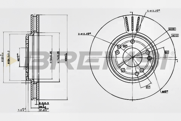 Brake Disc (CD6268V)