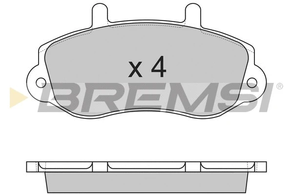 Brake Pad Set, disc brake (BP2767)