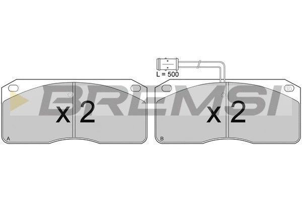 Brake Pad Set, disc brake (BP7239)