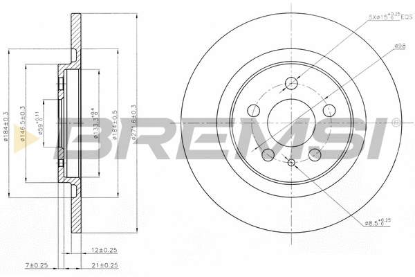 Brake Disc (CD7181S)