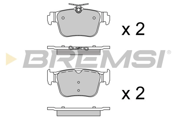 Brake Pad Set, disc brake (BP3925)