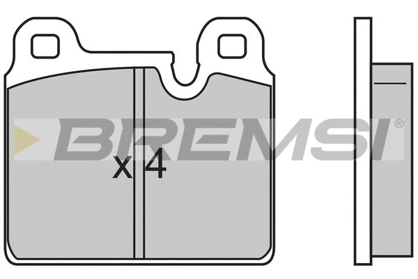 Brake Pad Set, disc brake (BP2636)
