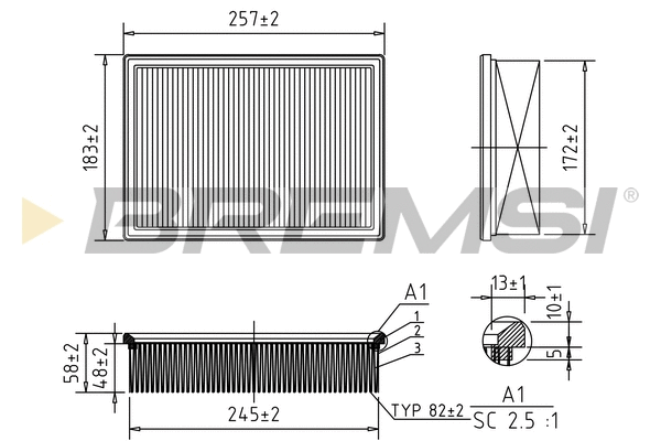 Air Filter (FA1645)