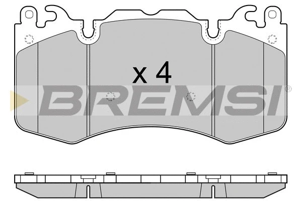 Brake Pad Set, disc brake (BP3414)