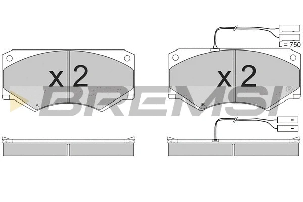 Brake Pad Set, disc brake (BP2769)