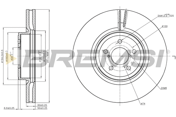 Brake Disc (CD7841V)