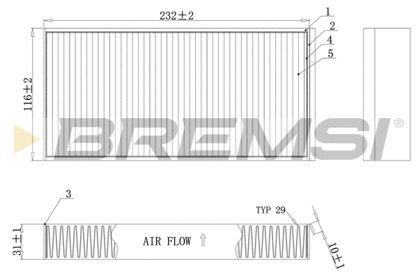 Filter, cabin air (FC0914A)