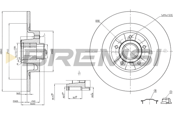 Brake Disc (CD7654S)