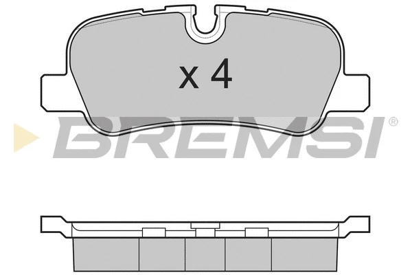 Brake Pad Set, disc brake (BP3207)
