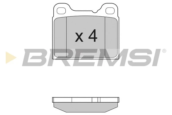 Brake Pad Set, disc brake (BP2383)