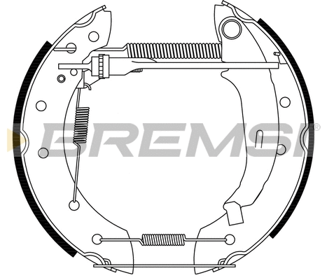 Brake Shoe Set (GK0181)