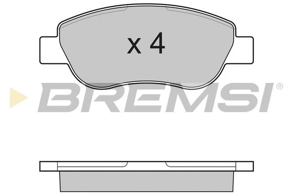 Brake Pad Set, disc brake (BP3186)
