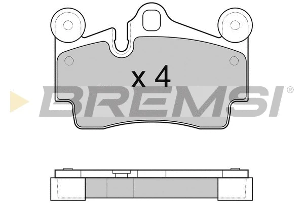Brake Pad Set, disc brake (BP3097)