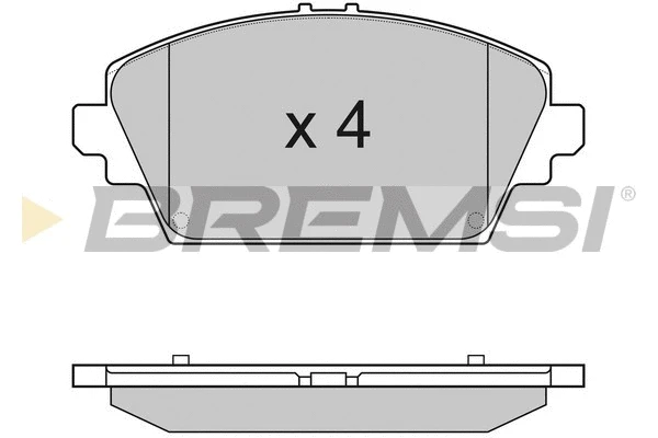 Brake Pad Set, disc brake (BP2945)