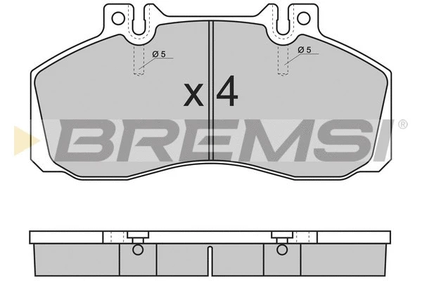 Brake Pad Set, disc brake (BP7289)