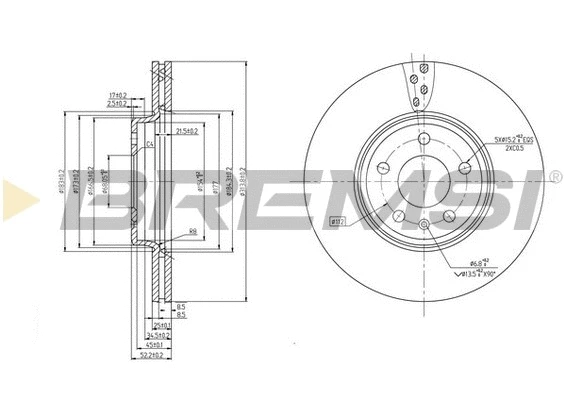 Brake Disc (CD7663V)
