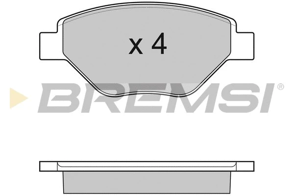 Brake Pad Set, disc brake (BP3113)