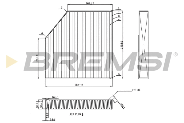 Filter, cabin air (FC0939A)