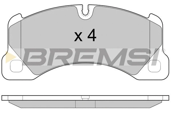 Brake Pad Set, disc brake (BP3457)