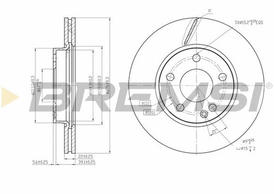 Brake Disc (CD7220V)
