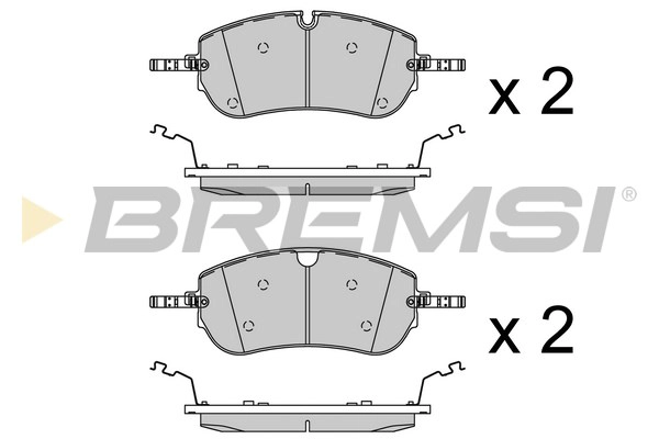 Brake Pad Set, disc brake (BP3939)