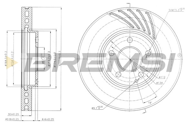 Brake Disc (CD7638V)