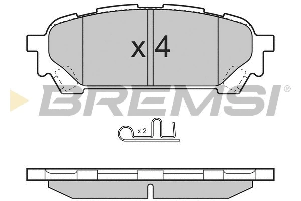 Brake Pad Set, disc brake (BP3270)