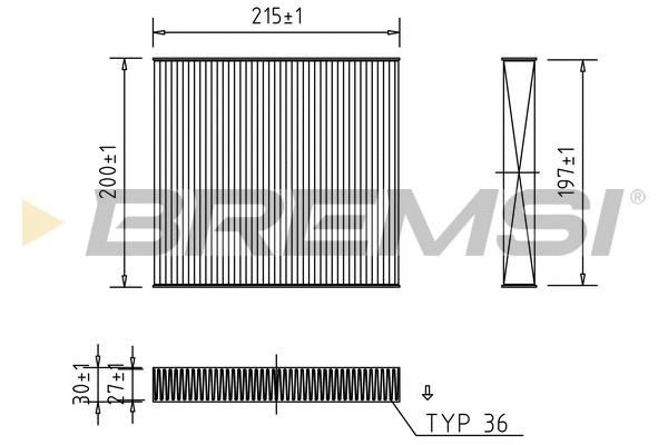 Filter, cabin air (FC0431)