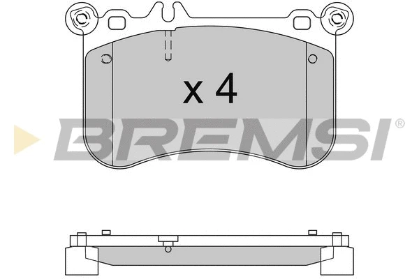 Brake Pad Set, disc brake (BP3563)