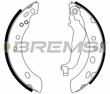 Brake Shoe Set (GF0856)