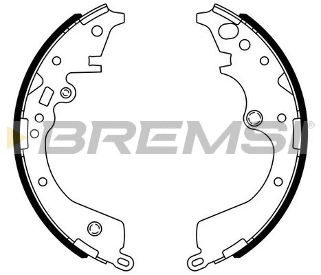 Brake Shoe Set (GF0972)