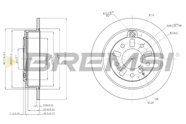 Brake Disc (CD6739S)