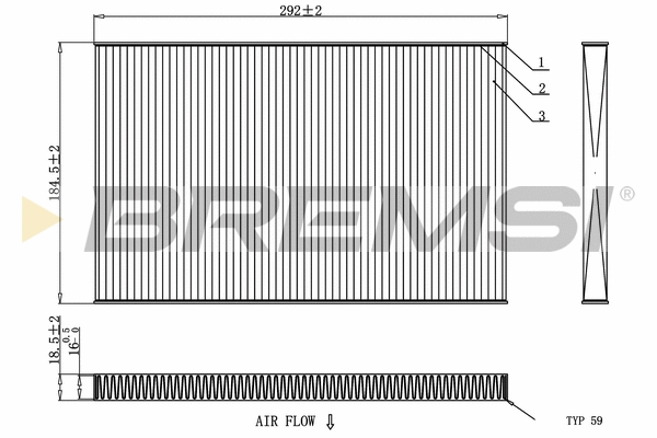 Filter, cabin air (FC1404)