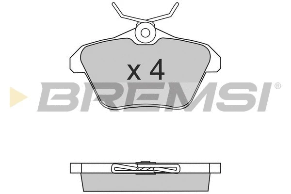 Brake Pad Set, disc brake (BP2680)