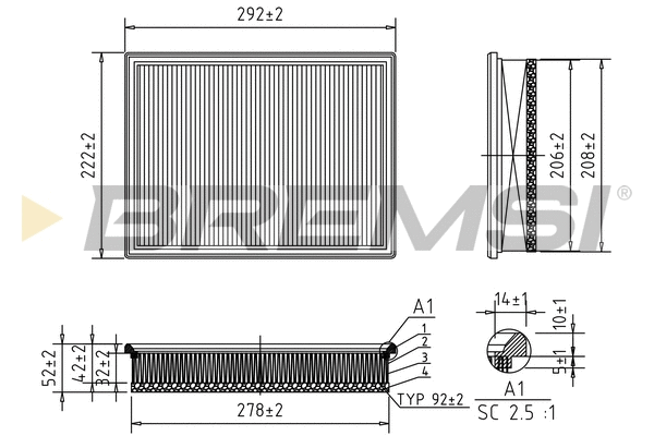 Air Filter (FA0610)