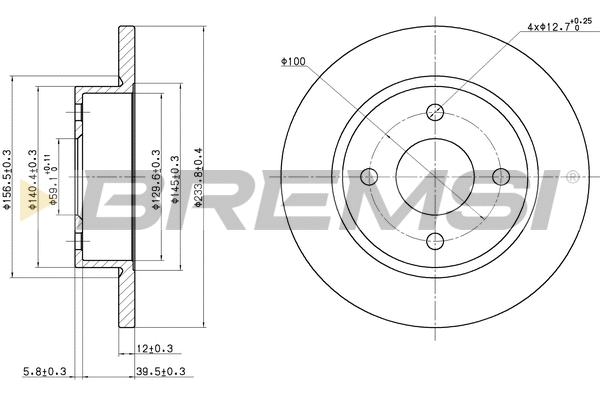 Brake Disc (CD6442S)