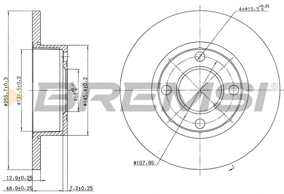 Brake Disc (CD6318S)