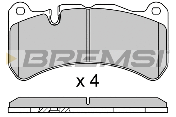 Brake Pad Set, disc brake (BP3752)