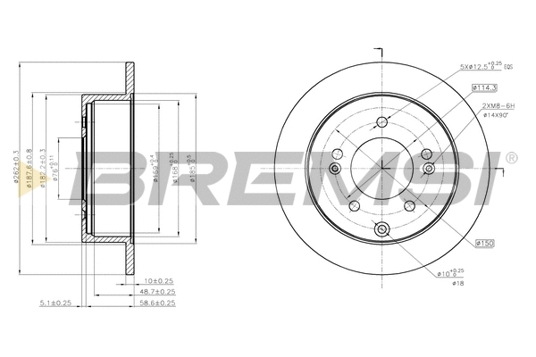 Brake Disc (CD7945S)