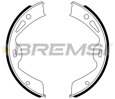 Brake Shoe Set, parking brake (GF0330)