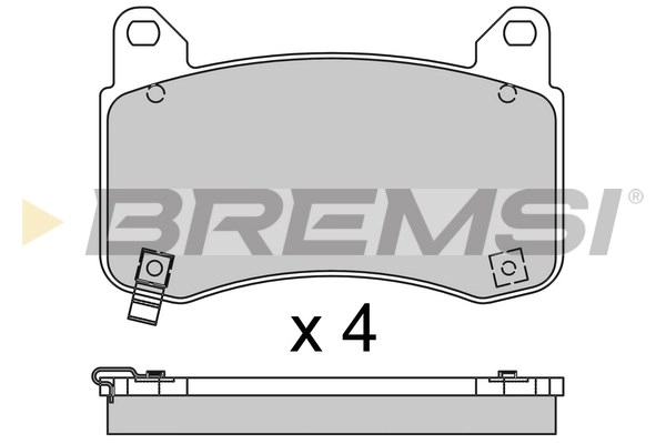Brake Pad Set, disc brake (BP3951)